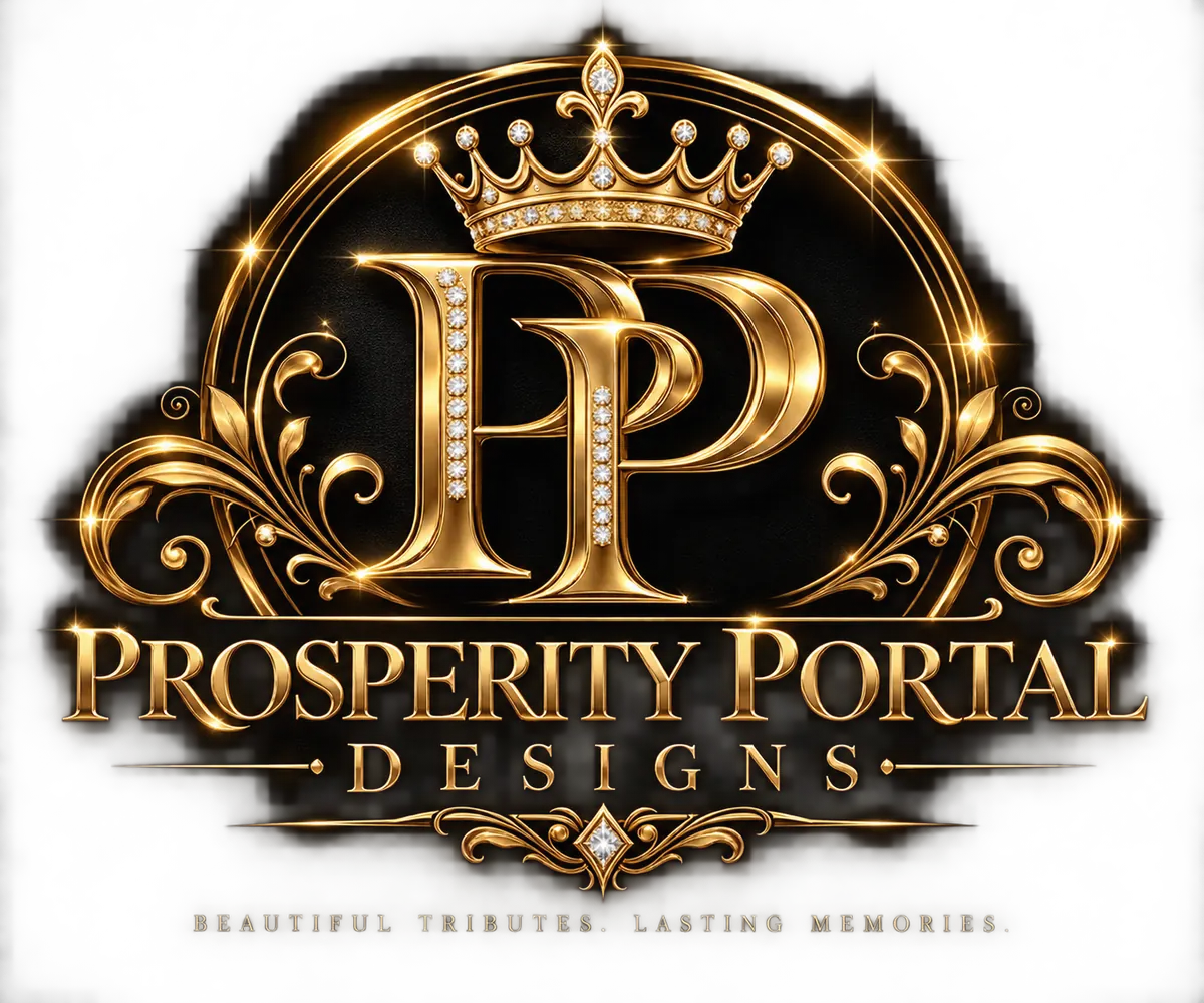 Prosperity Portal Designs PP emblem